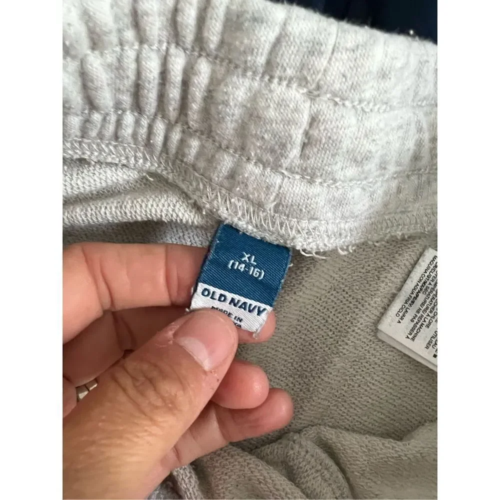 Old Navy light heather gray sweatpants XL 14-16